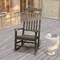 Flash Furniture Winston All-Weather Poly Resin Rocking Chair in Mahogany JJ-C14703-MHG-GG - alternate 4
